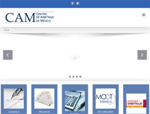 Tablet Screenshot of camex.com.mx
